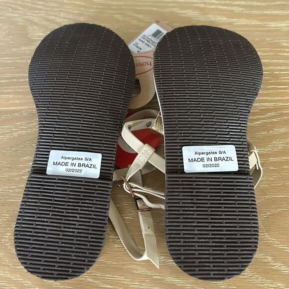 Havaianas women you rio sandal - sand grey,Size 7.5, NWT - Picture 7 of 9
